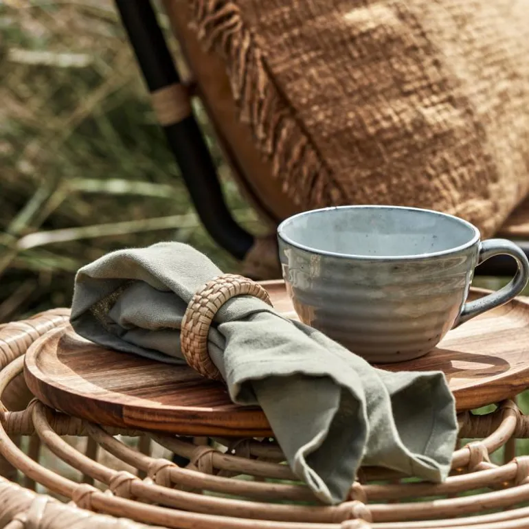 Kind serviettringer 4 stk natur