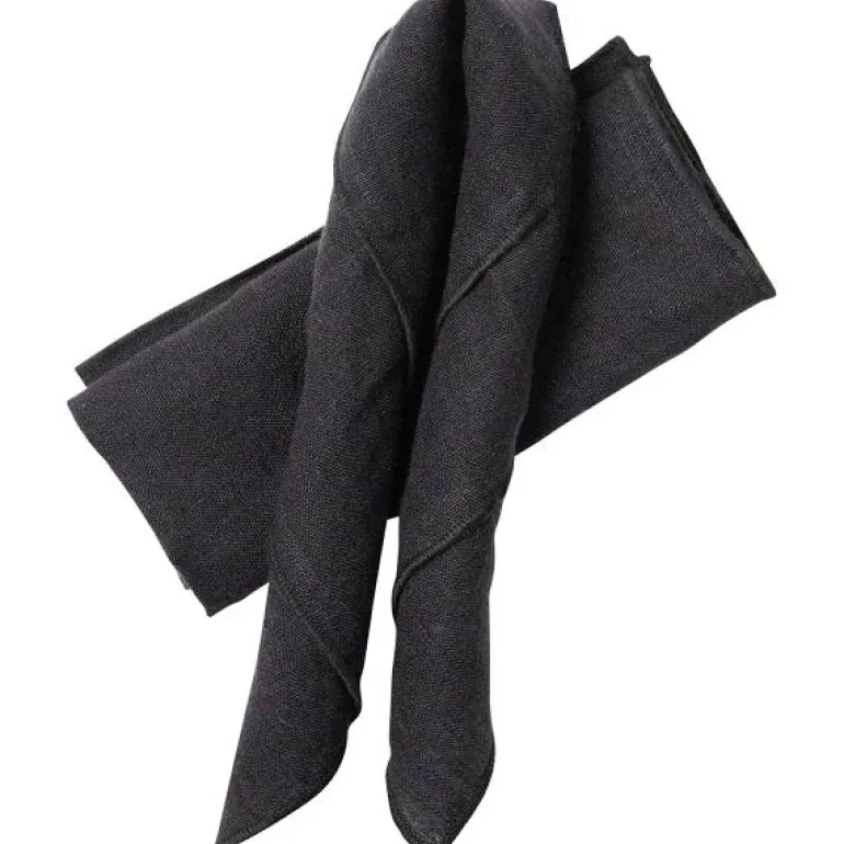 Kirei linserviett 2 stk svart