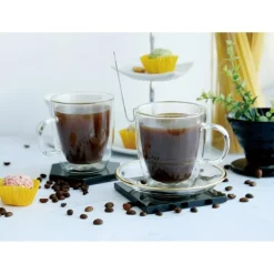 Kirk kaffekopp dobbel vegg 24 cl 2 stk