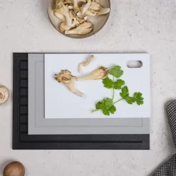 Kitchen Things skjærebrett 26x16 cm hvit