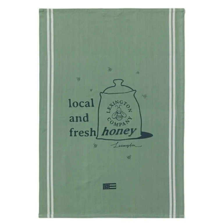 Kjøkkenhåndkle fresh honey 50x70 cm grønn