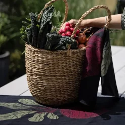 Kjøkkenhåndkle rødbete 35x50 cm svart