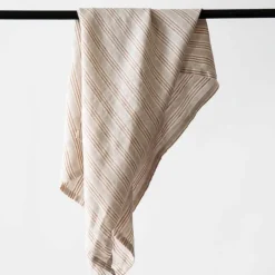 Kjøkkenhåndkle 50x70 cm hazelnut stripe