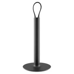 Kjøkkenrullholder svart med skinnrem