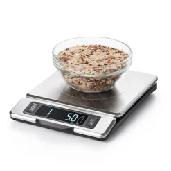 Kjøkkenvekt 24x18 cm rustfritt stål