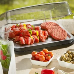 Kjøleplate 33x36 cm svart