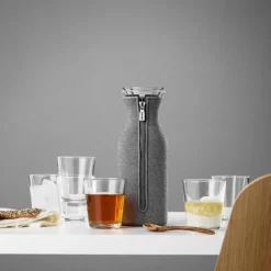 Kjøleskapskaraffel 1L dark grey