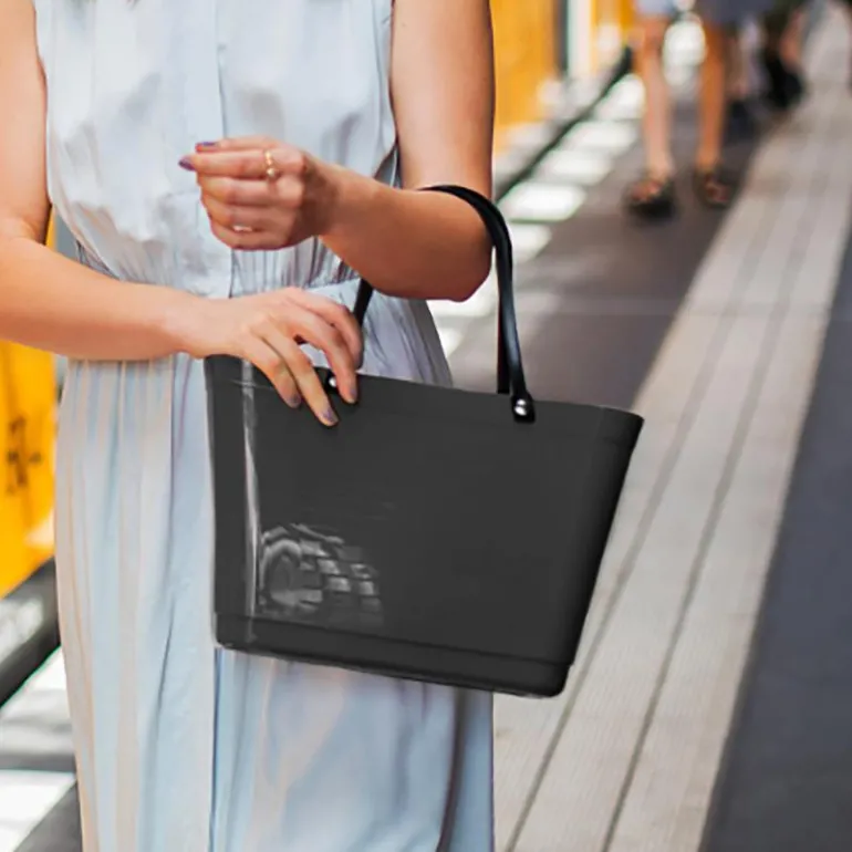 Klassisk veske liten 7,5L mørk grå