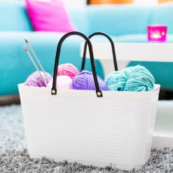 Klassisk veske stor 15L hvit