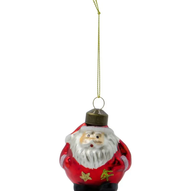 Klaw juletrepynt 4 stk rød