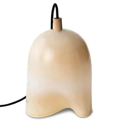 Klem lampe medium 28 cm pearl
