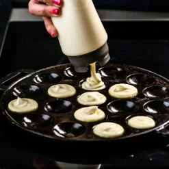 Klemflaske garnityr 7 cm 2 stk hvit