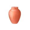 Knabstrup vase 12,5 cm korall