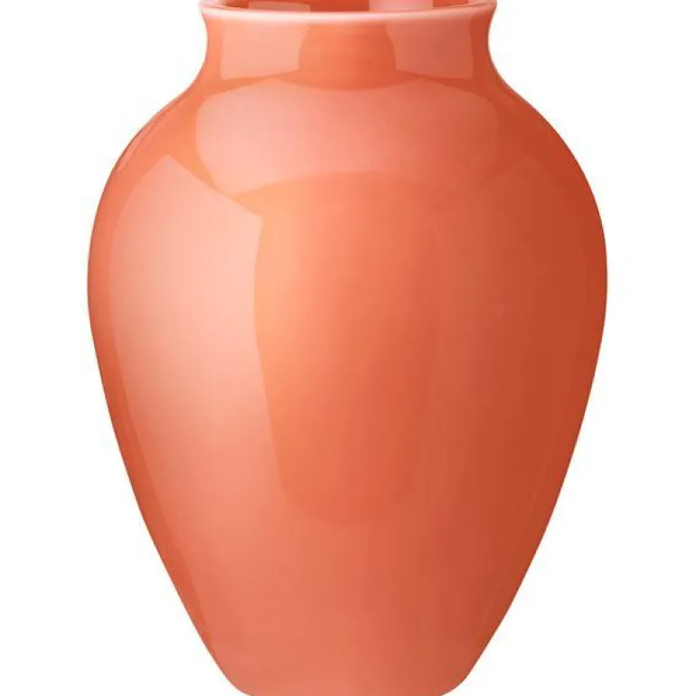 Knabstrup vase 27 cm korall