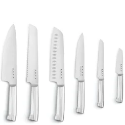 Knivblokk m/6 kniver KBSF02 svart