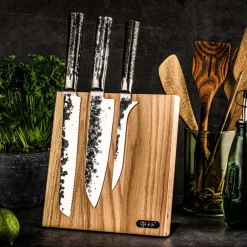 Knivblokk magnetisk eik