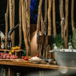 Knivblokk magnetiskt valnøtt