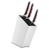 Knivblokk skrå hvit