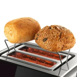 Kompakt brødrister 2 skiver svart