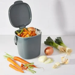 Kompostbeholder 2,8L grå