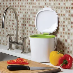 Kompostbeholder 2,8L hvit