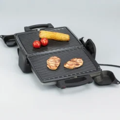 Kontaktgrill 1800W sort/sølv
