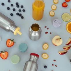 Kork med vippetut lys gul