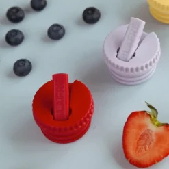 Kork med vippetut rød