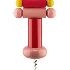 Korketrekker rød/rosa