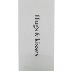 Kort 7,5x16 cm hugs & kisses