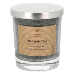 Kras duftlys 8,5x10 cm krystallisert stearin svart