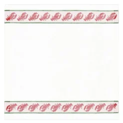 Kräftband serviett 35x35 cm rød