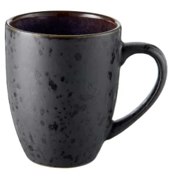 Krus 30 cl svart/blå