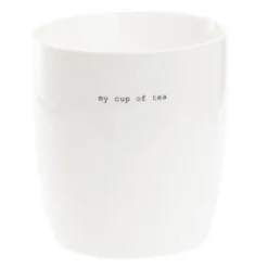 Krus big my cup of tea 45 cl hvit