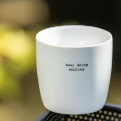 Krus busy doing nothing 30 cl hvit