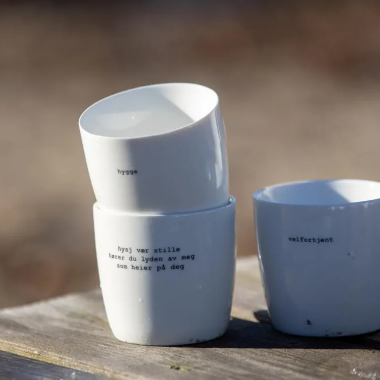 Krus hygge 30 cl hvit