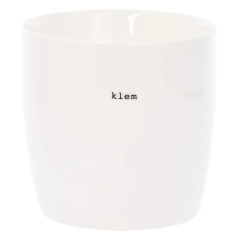 Krus klem 30 cl hvit