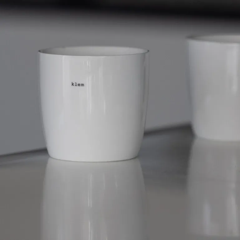 Krus klem 30 cl hvit