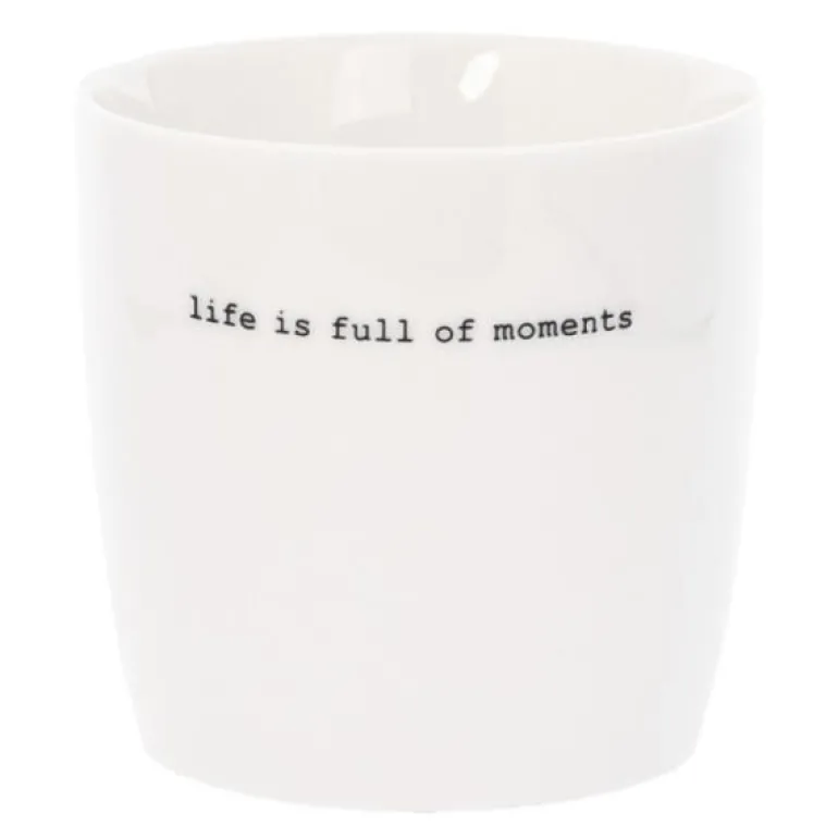 Krus life is full 30 cl hvit