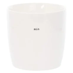 Krus min 30 cl hvit