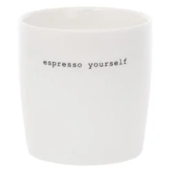 Krus mini espresso yourself 10 cl hvit
