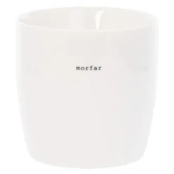 Krus morfar 30 cl hvit