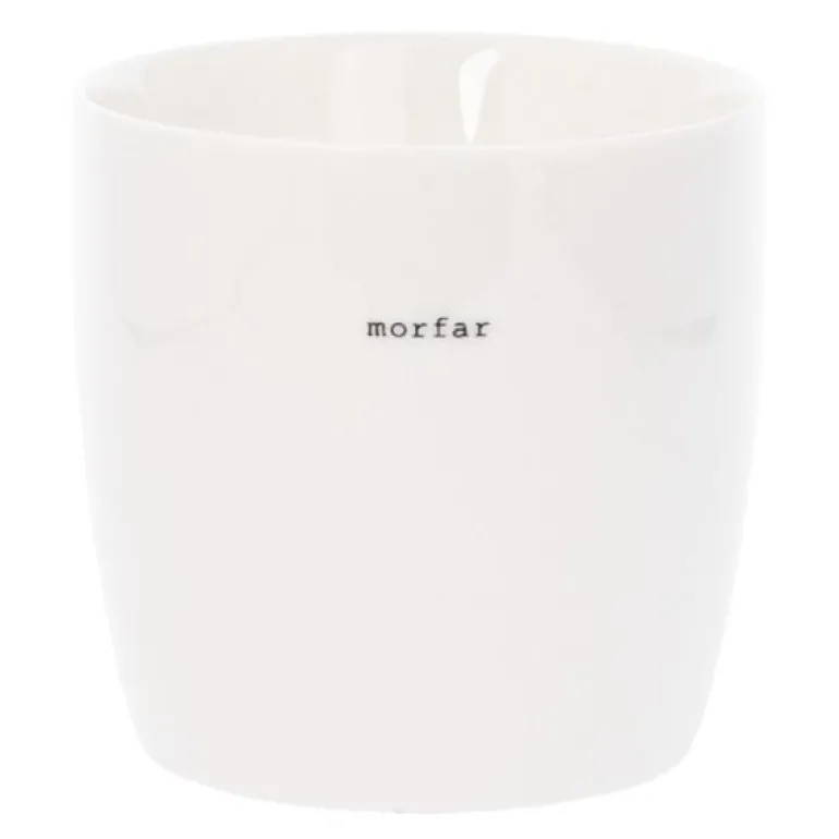 Krus morfar 30 cl hvit