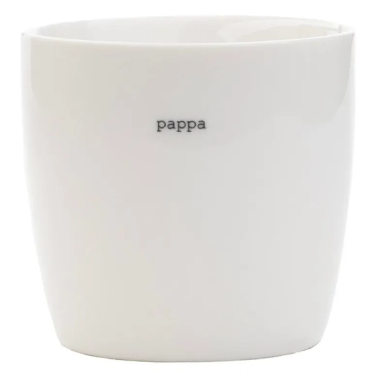 Krus pappa 30 cl hvit