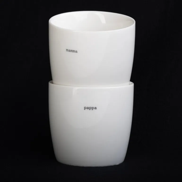 Krus pappa 30 cl hvit