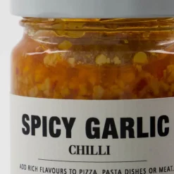 Krydret hvitløk chilliolje 135 g