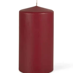 Kubbelys 8x15 cm lys rød