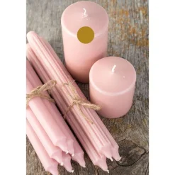 Kubbelys 8x15 cm lys rosa
