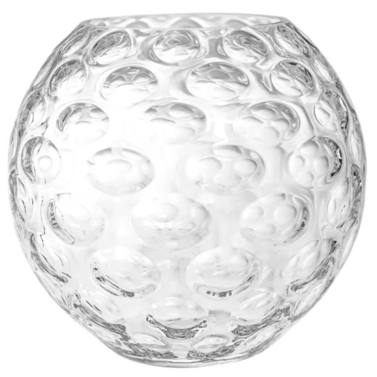 Kugel vase 18 cm klar