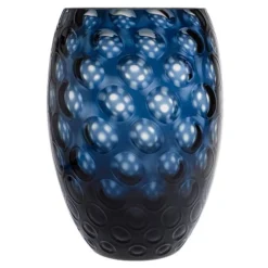 Kugel vase 23 cm royal blå